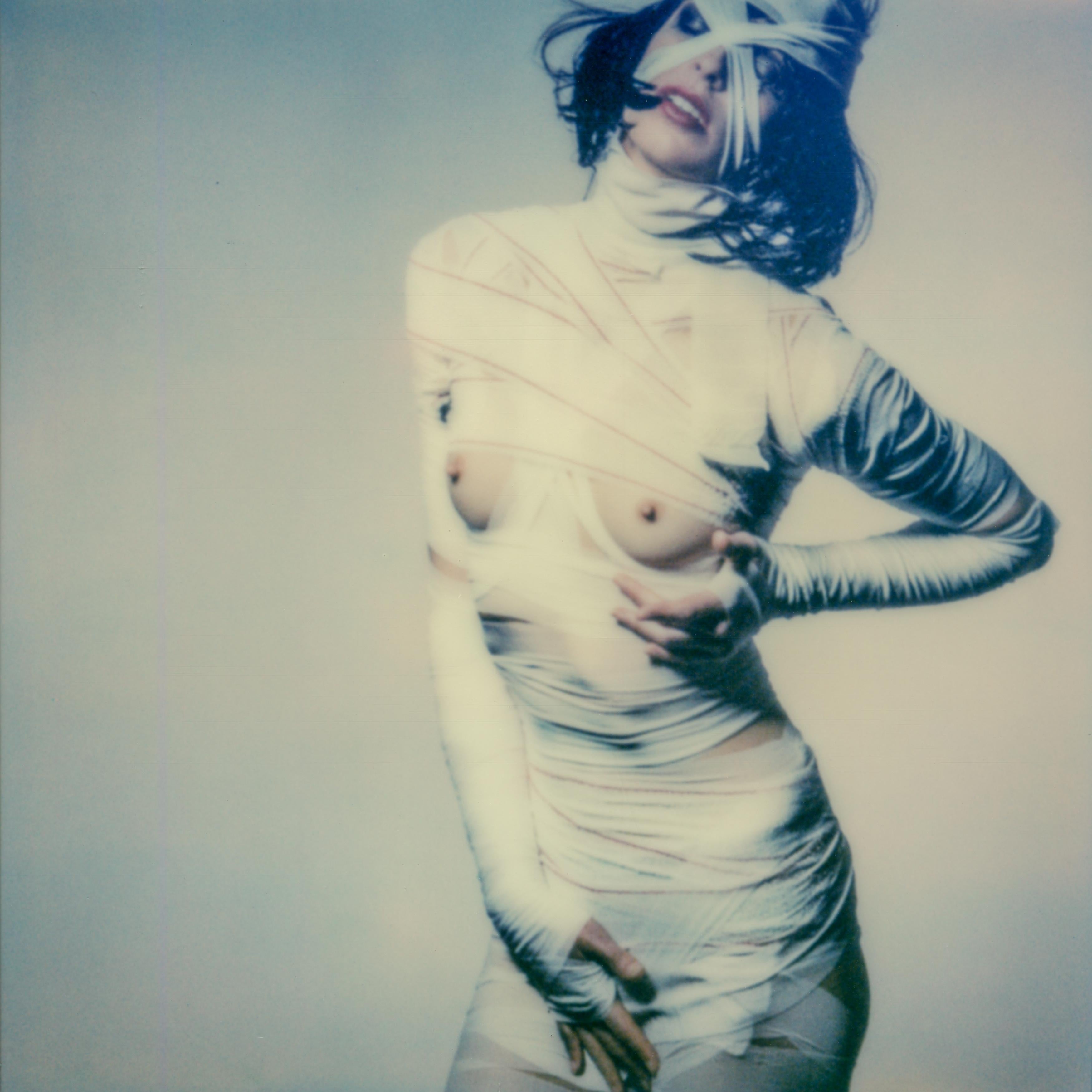 Kirsten Thys van den Audenaerde Color Photograph - Growing pains - Polaroid, Color, Women, 21st Century, Nude
