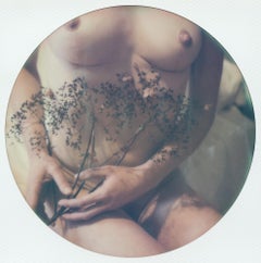 Lap Dance with Light, 21st Century, Polaroid, Nude Photography, Contemporary