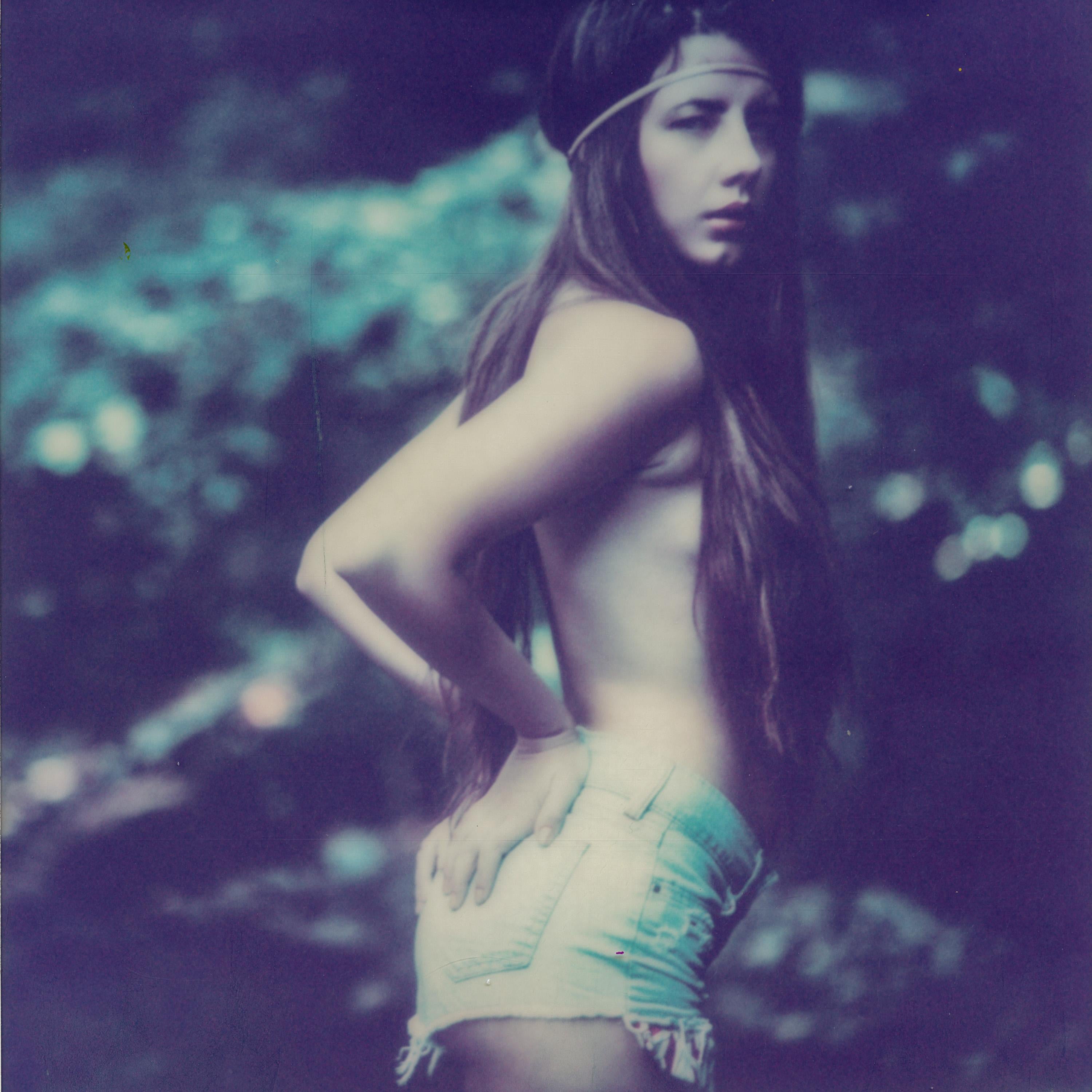 Kirsten Thys van den Audenaerde Portrait Photograph - Learning to fly - Contemporary, Portrait, Women, Polaroid, Nude