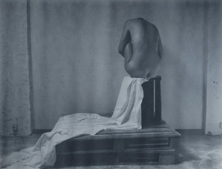 Kirsten Thys van den Audenaerde Nude Photograph - Lonesome - Contemporary, Polaroid, Black and White, Women, 21st Century, Nude