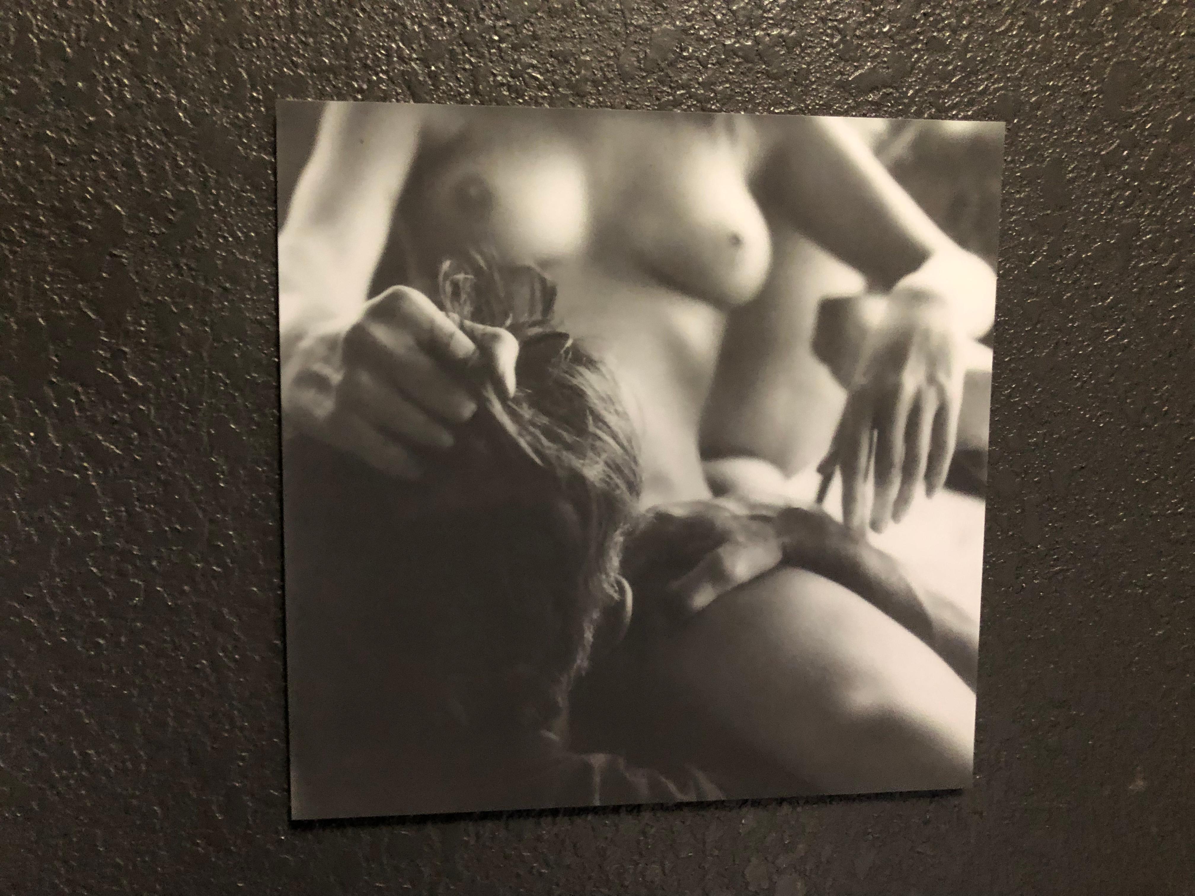 Melt with You - Contemporary, Nude, Women, Polaroid, 21st Century, Color - Black Black and White Photograph by Kirsten Thys van den Audenaerde