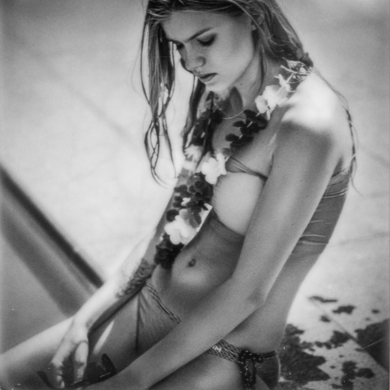 Kirsten Thys van den Audenaerde Black and White Photograph - Misunderstood - Polaroid, Black and White, Women, 21st Century, Nude