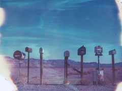 Mr. Postman - 21st Century, Polaroid, Landscape Photography, Contemporary