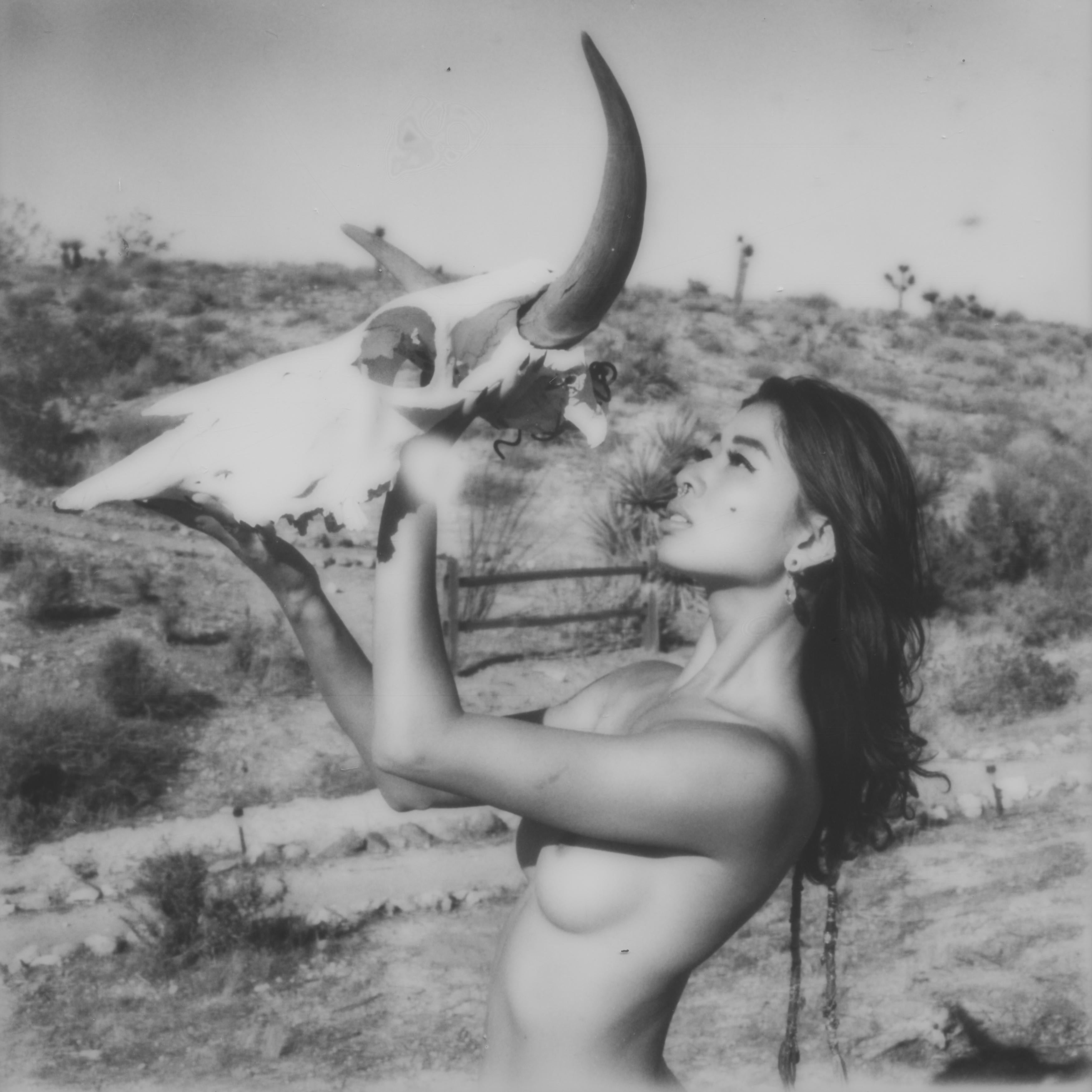 Kirsten Thys van den Audenaerde Nude Photograph - Offerings - Contemporary, Portrait, Women, Polaroid, 21st Century, Nude