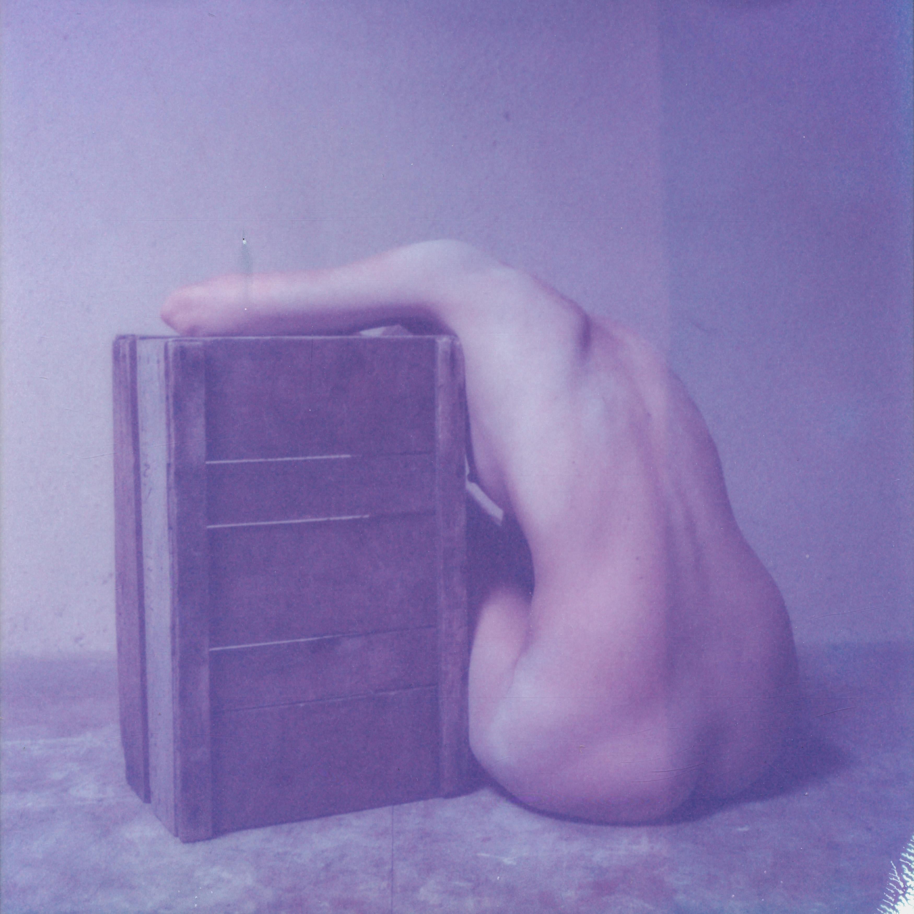 Kirsten Thys van den Audenaerde Nude Photograph - On the brink - Contemporary, Polaroid, Color, Women, 21st Century