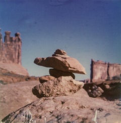 „On the right Track“, 21. Jahrhundert, Polaroid, Landschaftsfotografie