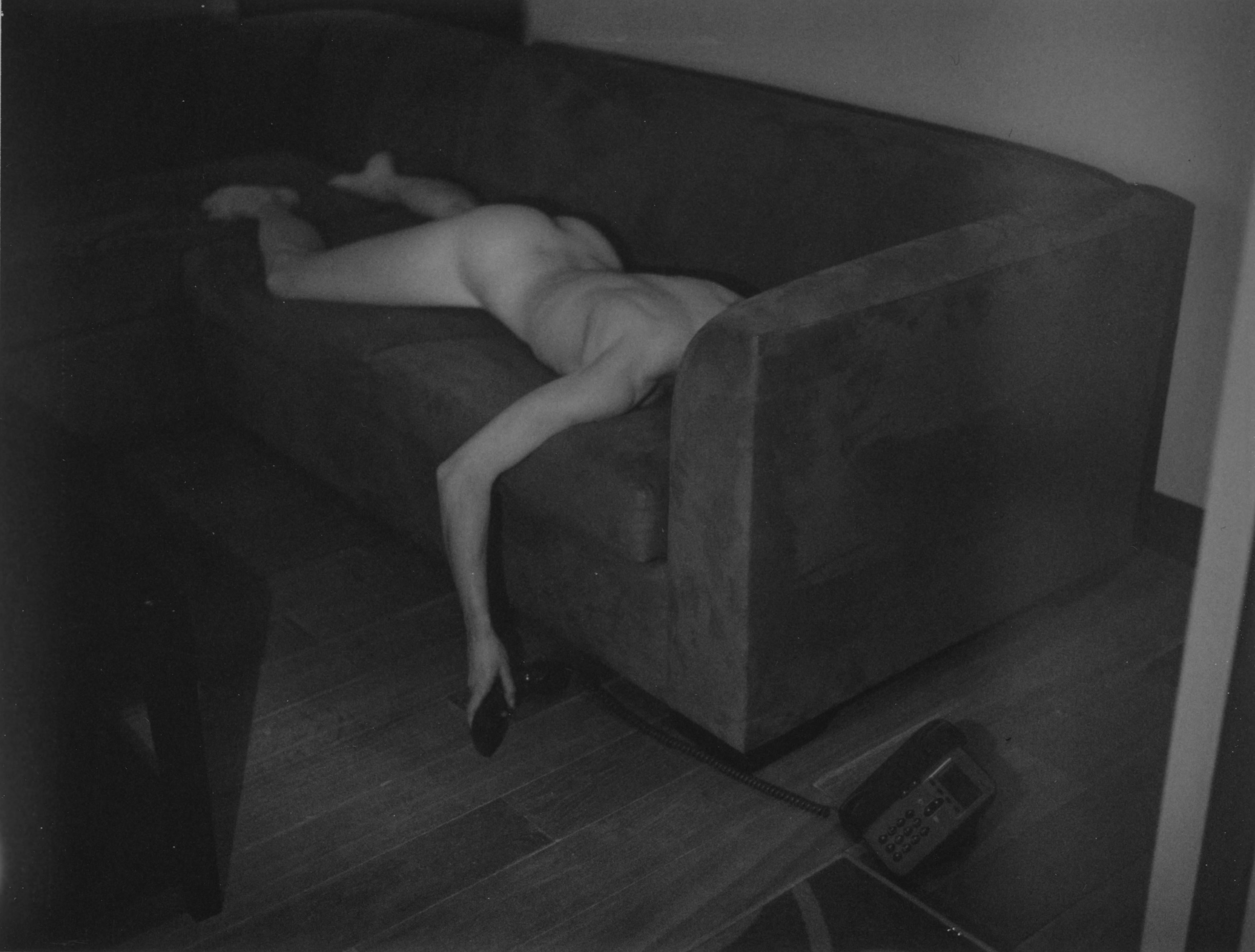 Kirsten Thys van den Audenaerde Nude Photograph - Operator? - 21st Century, Polaroid, Nude, Photography, Women