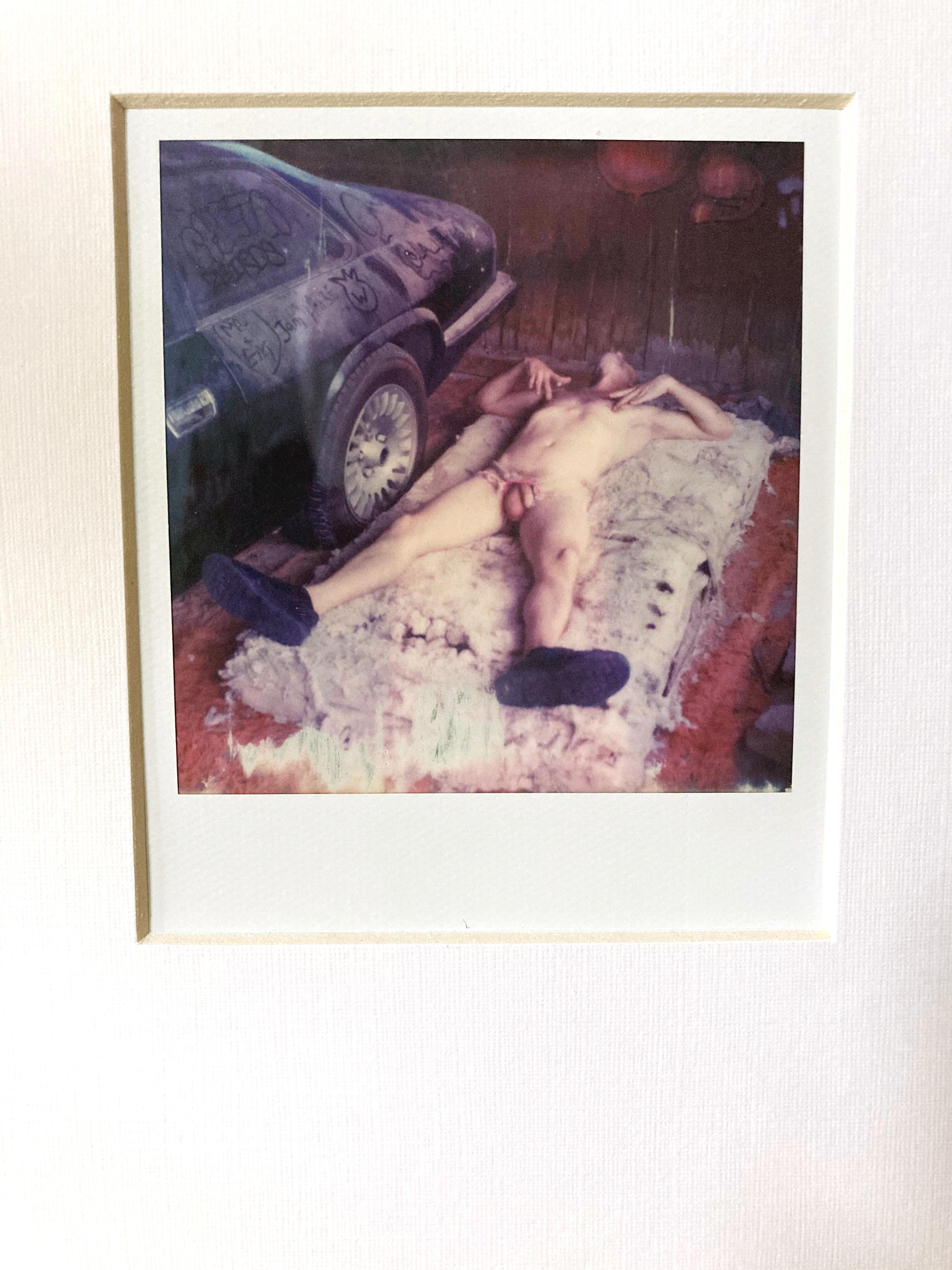 Kirsten Thys van den Audenaerde Nude Photograph - Pins and needles - Polaroid - Unique piece 