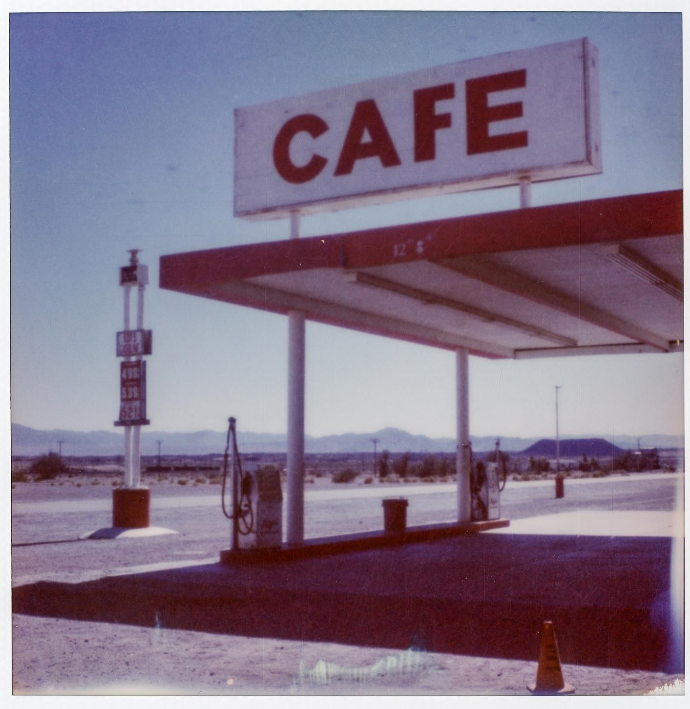 Kirsten Thys van den Audenaerde Color Photograph - Pit Stop, 21st Century, Polaroid, Landscape Photography