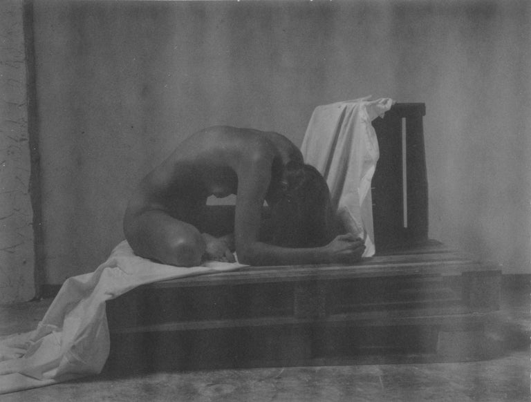 Kirsten Thys van den Audenaerde Black and White Photograph - Sacrilege - Contemporary, Polaroid, Black and White, Women, Nude