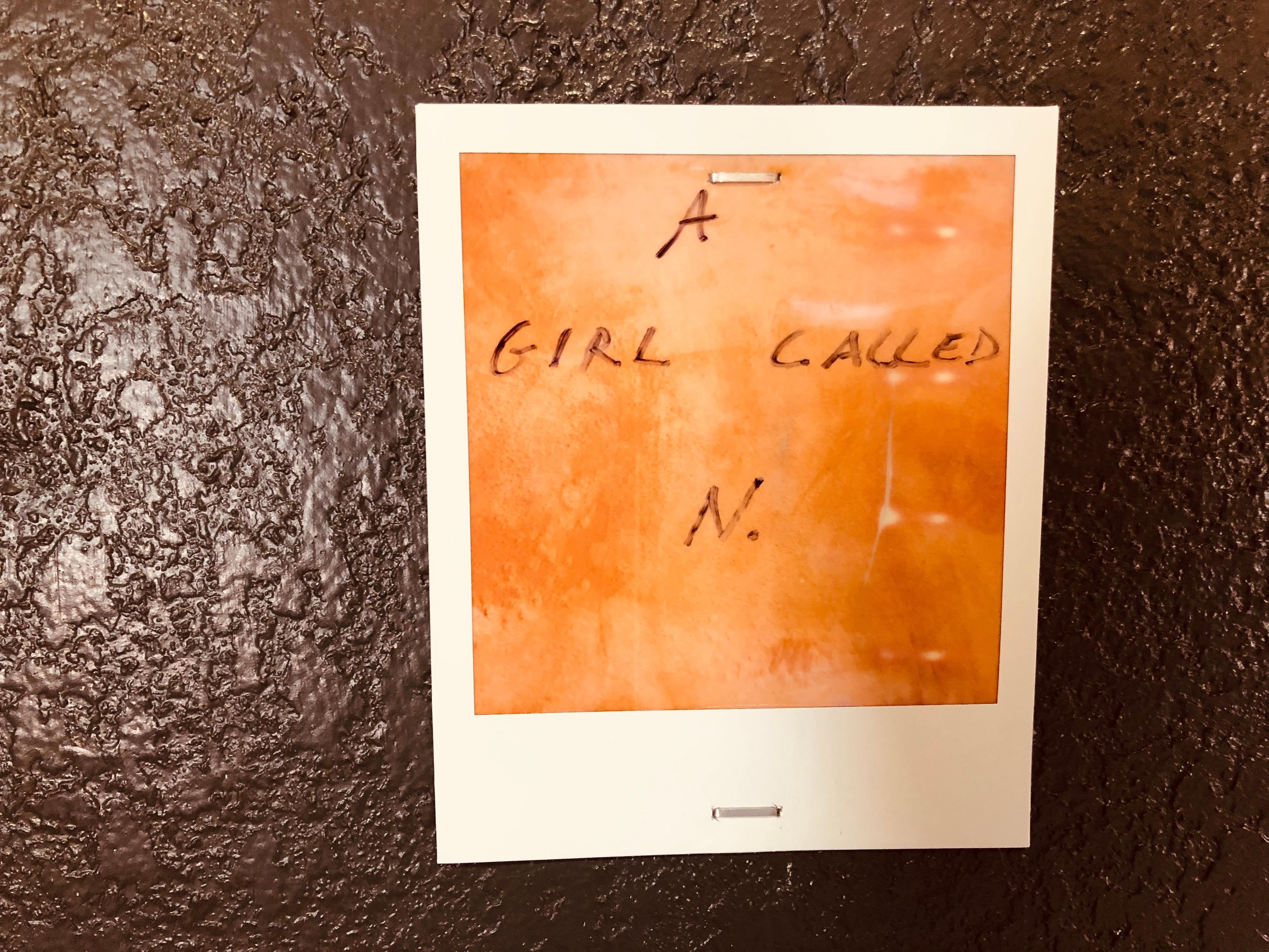 'Situation' part of the series 'A Girl called N.' 2019, 20x20cm, Edition 1/7 plus 2 Artist Proofs, digital C-Print based on a Polaroid, not mounted. Signed on the back and with certificate. Artist inventory PL2019-511.

This piece is part of