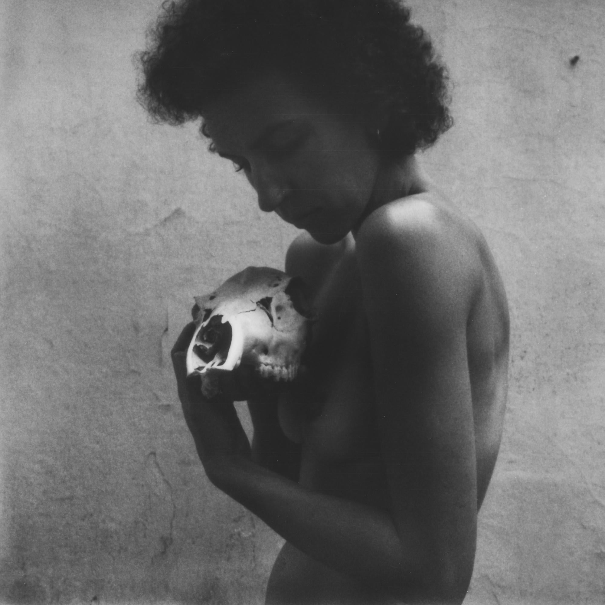 Skin and Bones I, 21st Century, Polaroid, Nude Photography, Contemporary, B&W