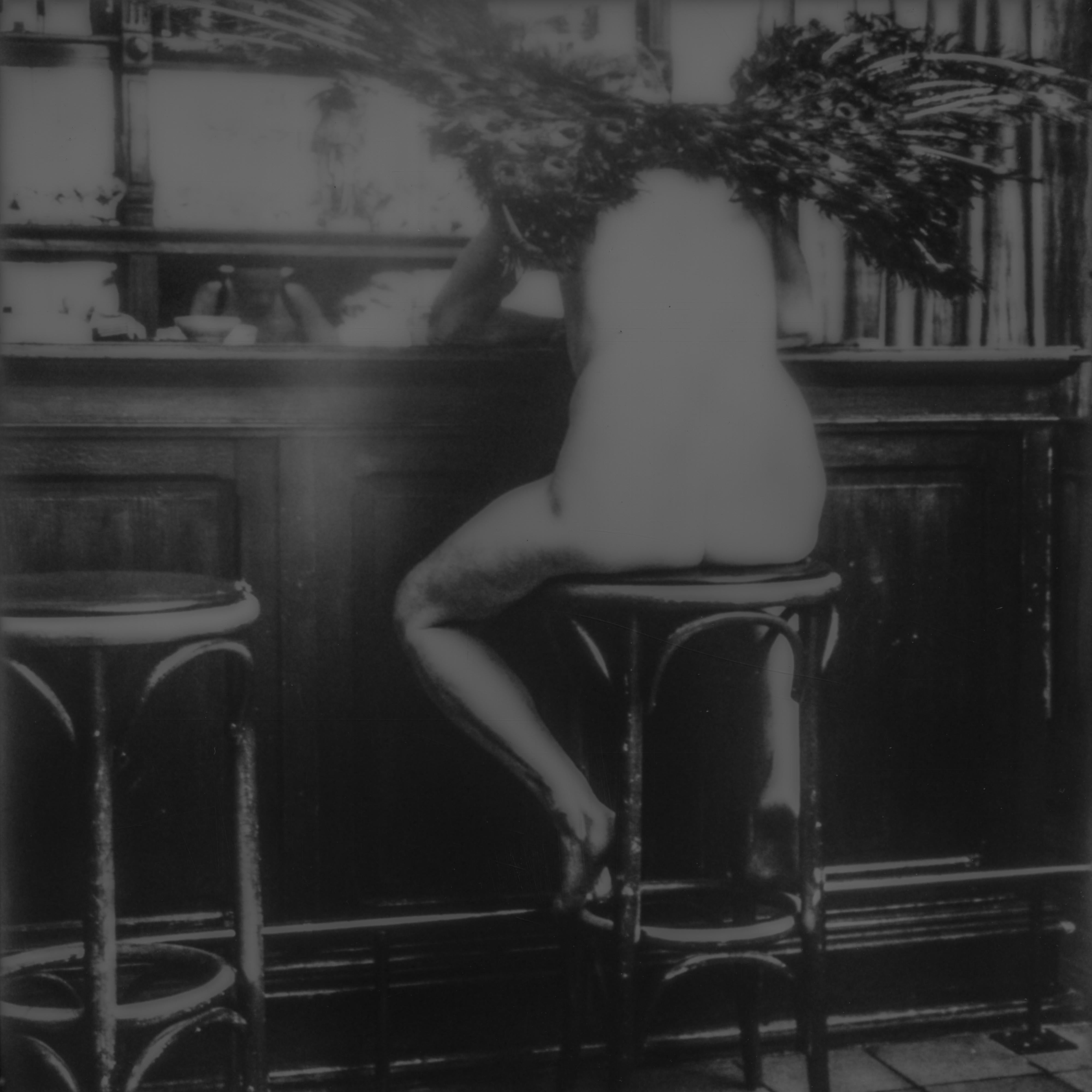Kirsten Thys van den Audenaerde Black and White Photograph - Society - Contemporary, Nude, Men, Polaroid, 21st Century