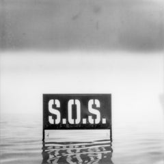 SOS (Bombay Beach, CA) - Polaroid, Landscape Photography