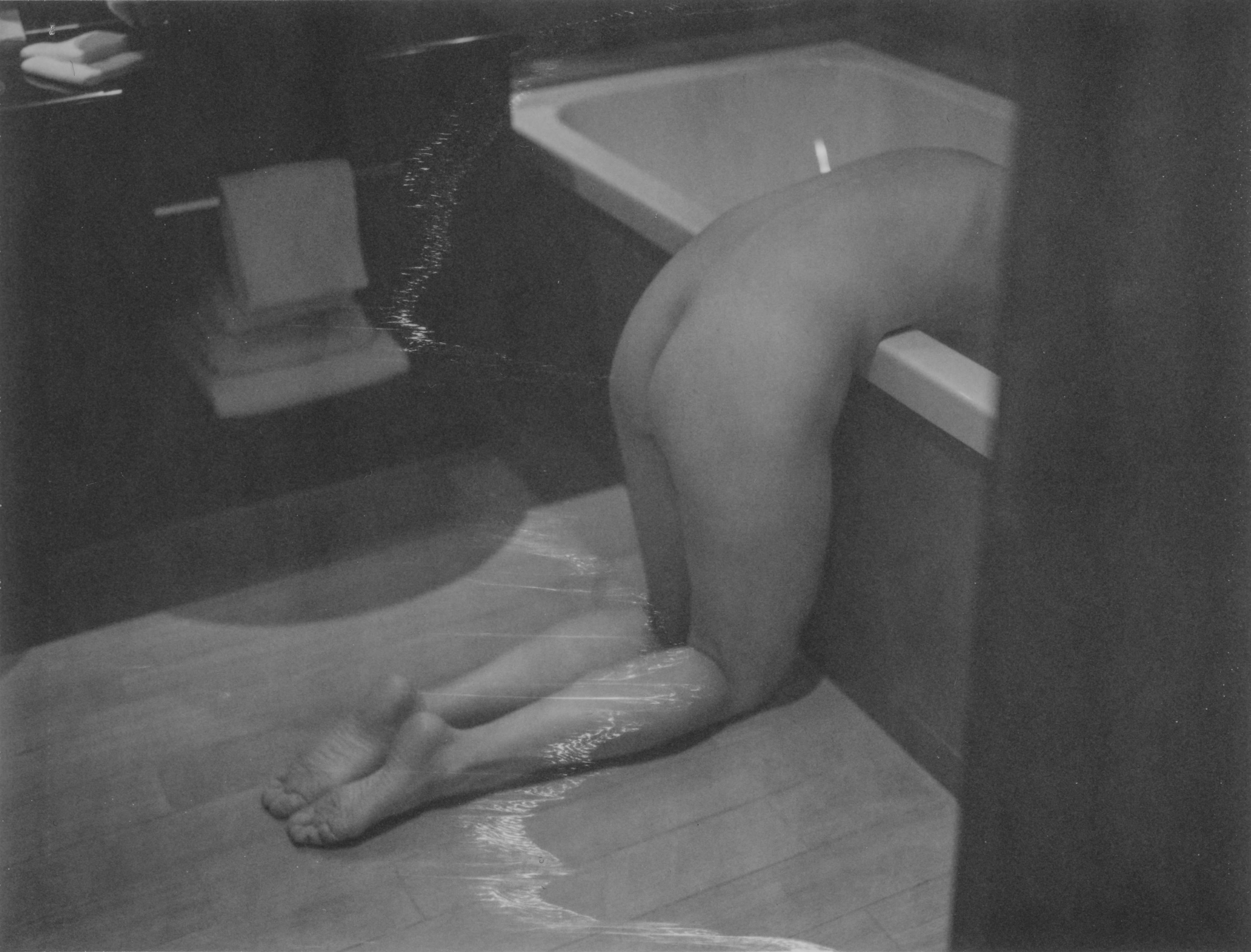 Kirsten Thys van den Audenaerde Black and White Photograph - Spell - 21st Century, Polaroid, Nude, Photography, Women