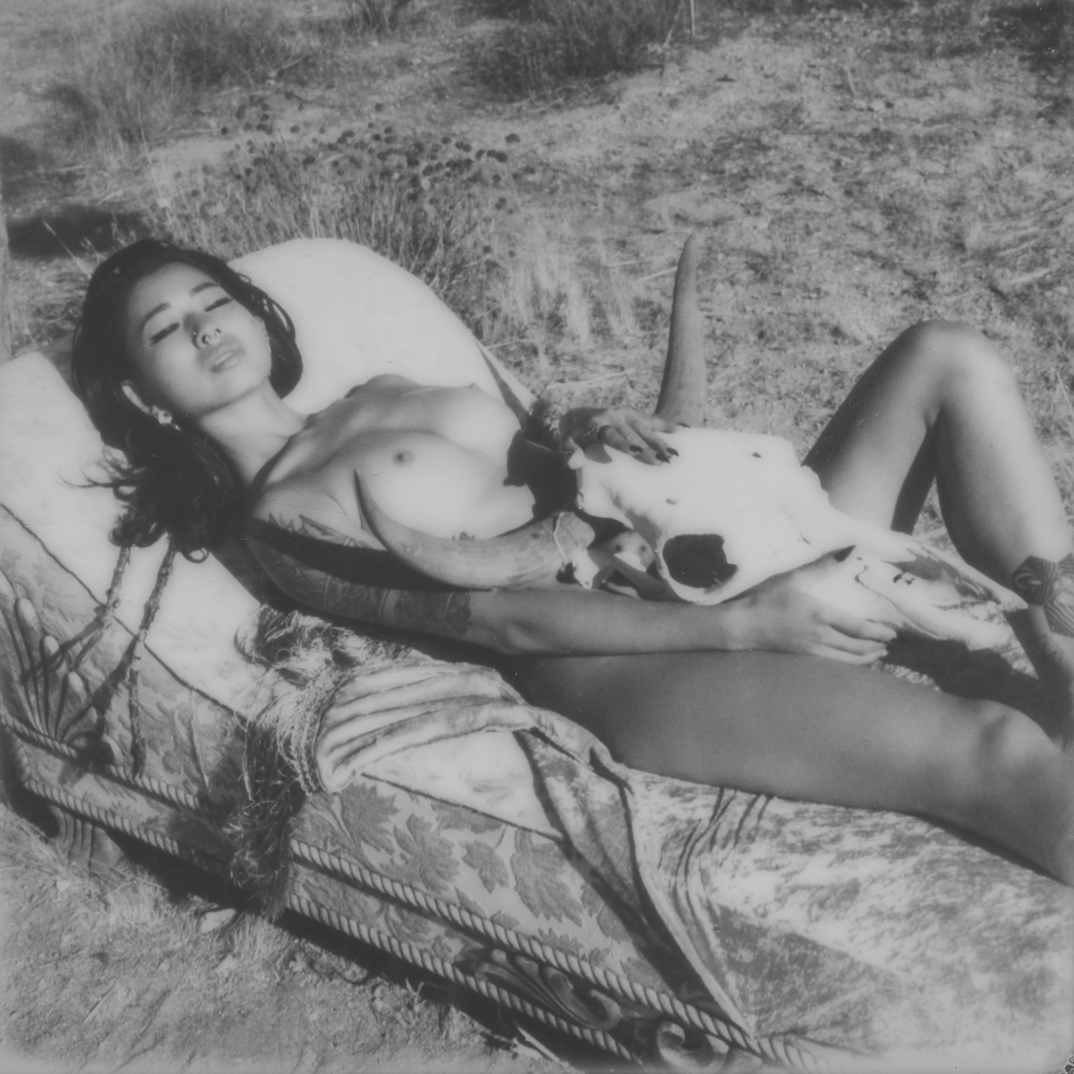 Kirsten Thys van den Audenaerde Nude Photograph - Spellbound - Contemporary, Polaroid, Nude, 21st Century, Joshua Tree