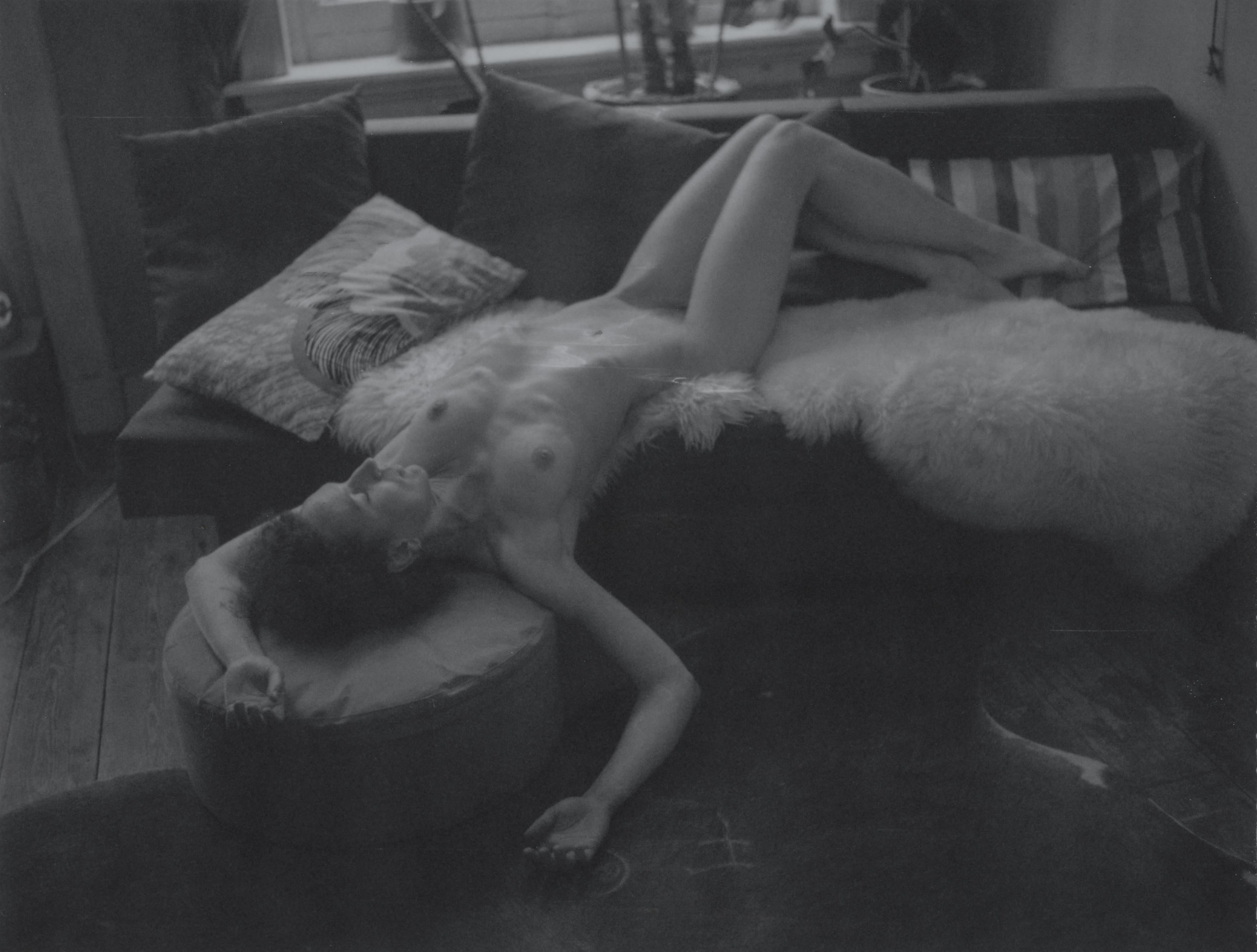 Kirsten Thys van den Audenaerde Nude Photograph - Spiralling  - Contemporary, Nude, Women, Polaroid, 21st Century