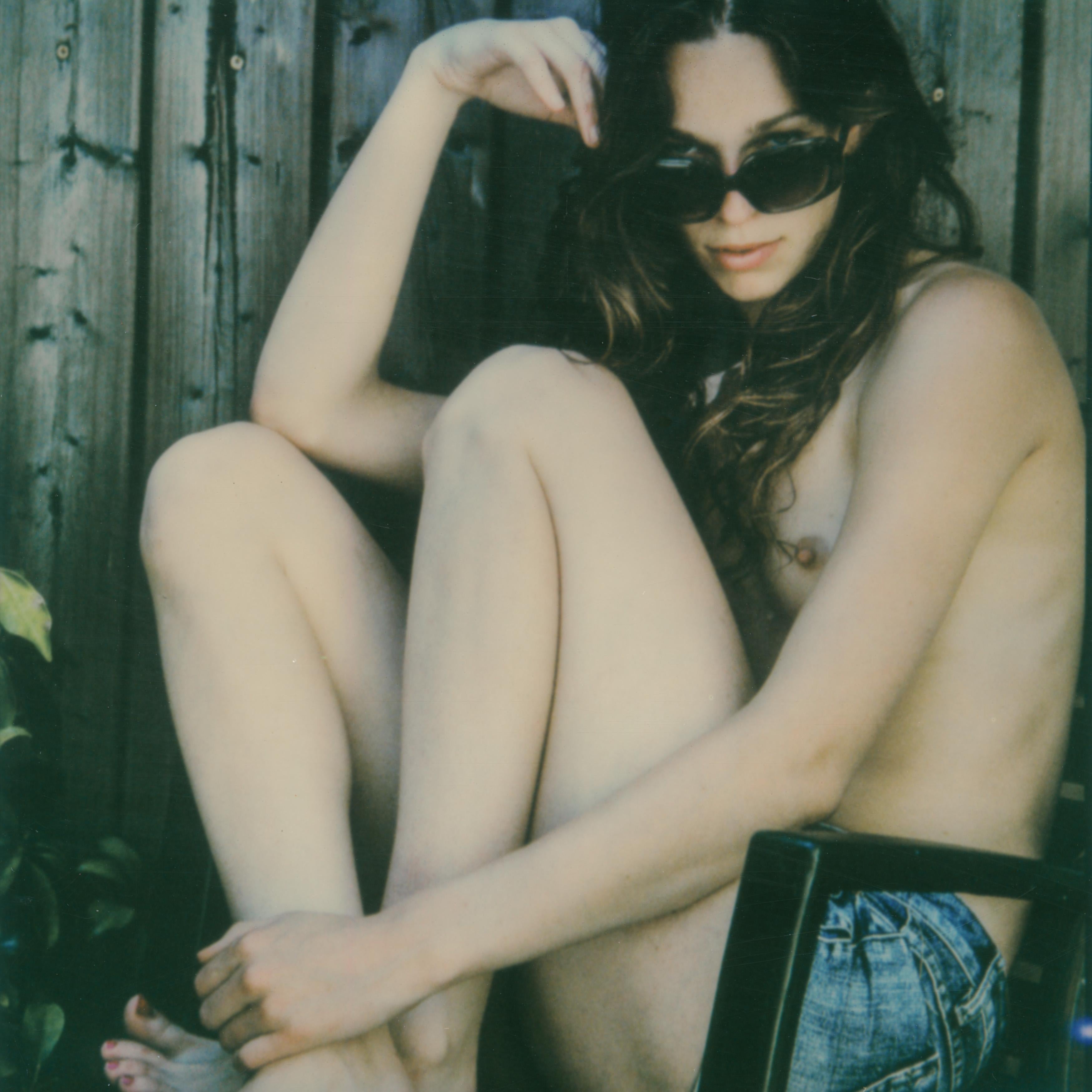 Kirsten Thys van den Audenaerde Black and White Photograph - Summer time (and the living is easy) - Polaroid, Color, Women, Nude