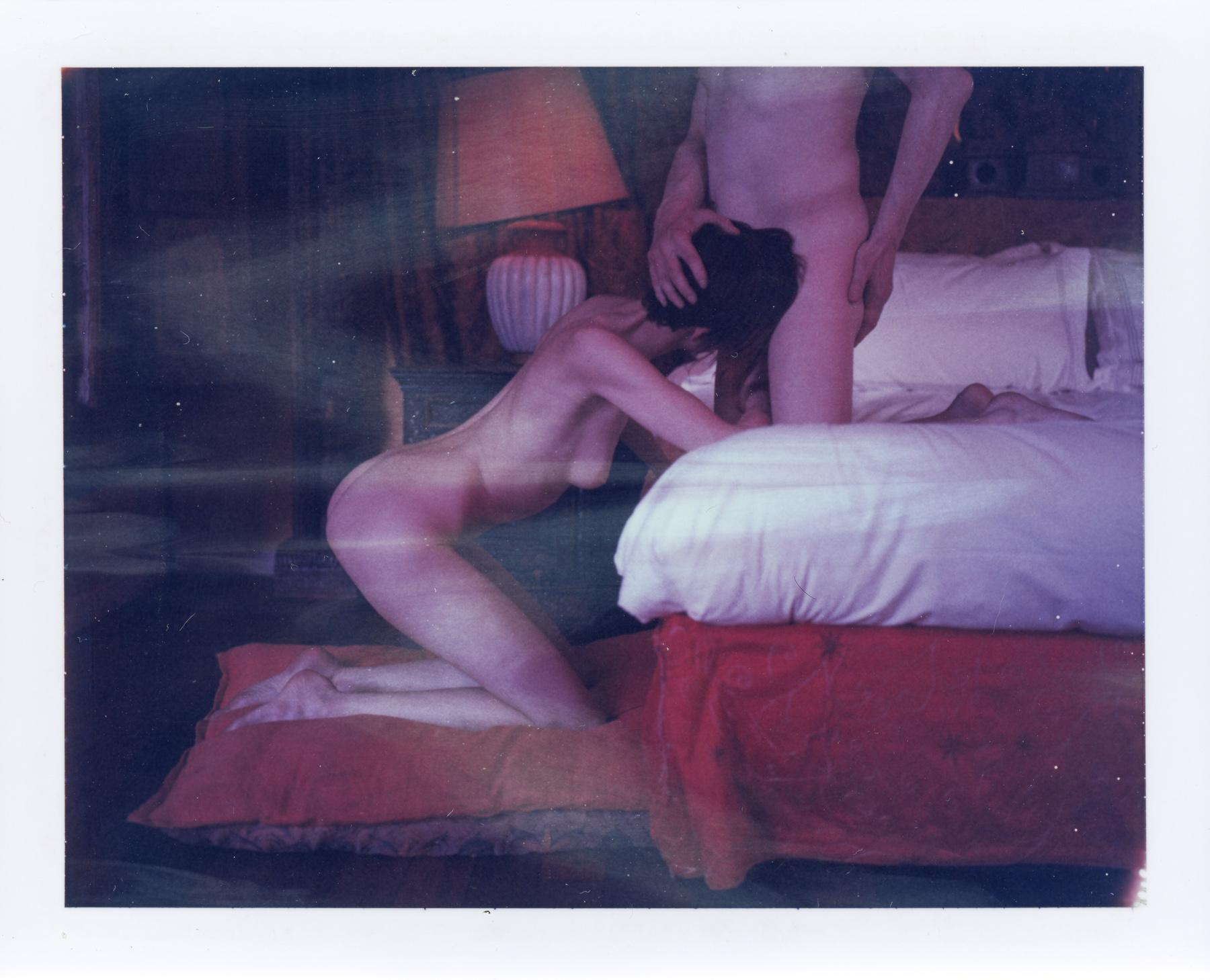 Kirsten Thys van den Audenaerde Color Photograph - The receiving End - 21st Century, Polaroid, Nude Photography