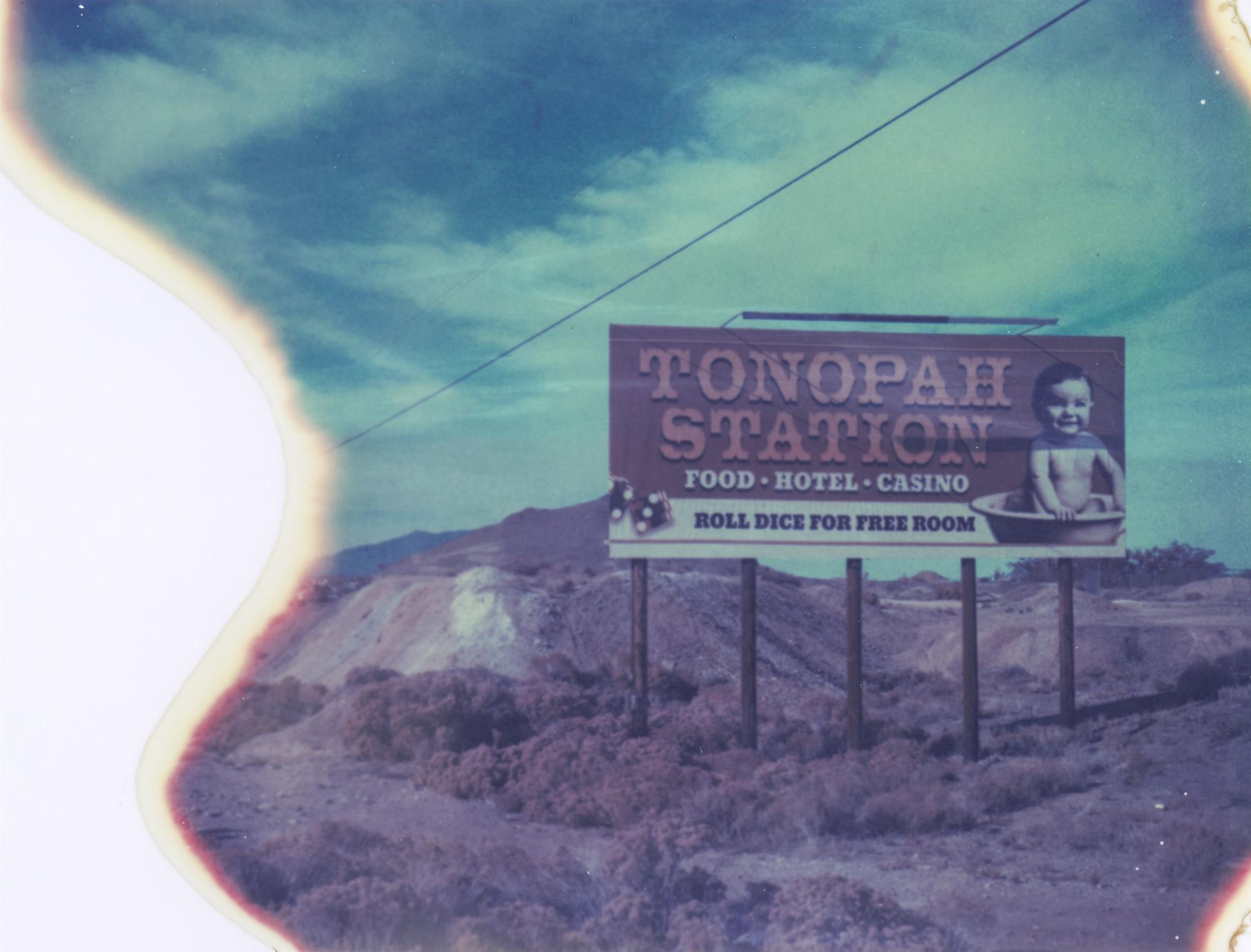 Tonopah calling - 21st Century, Polaroid, Landscape Photography, Contemporary