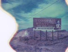 Tonopah calling - 21st Century, Polaroid, Landscape Photography, Contemporary