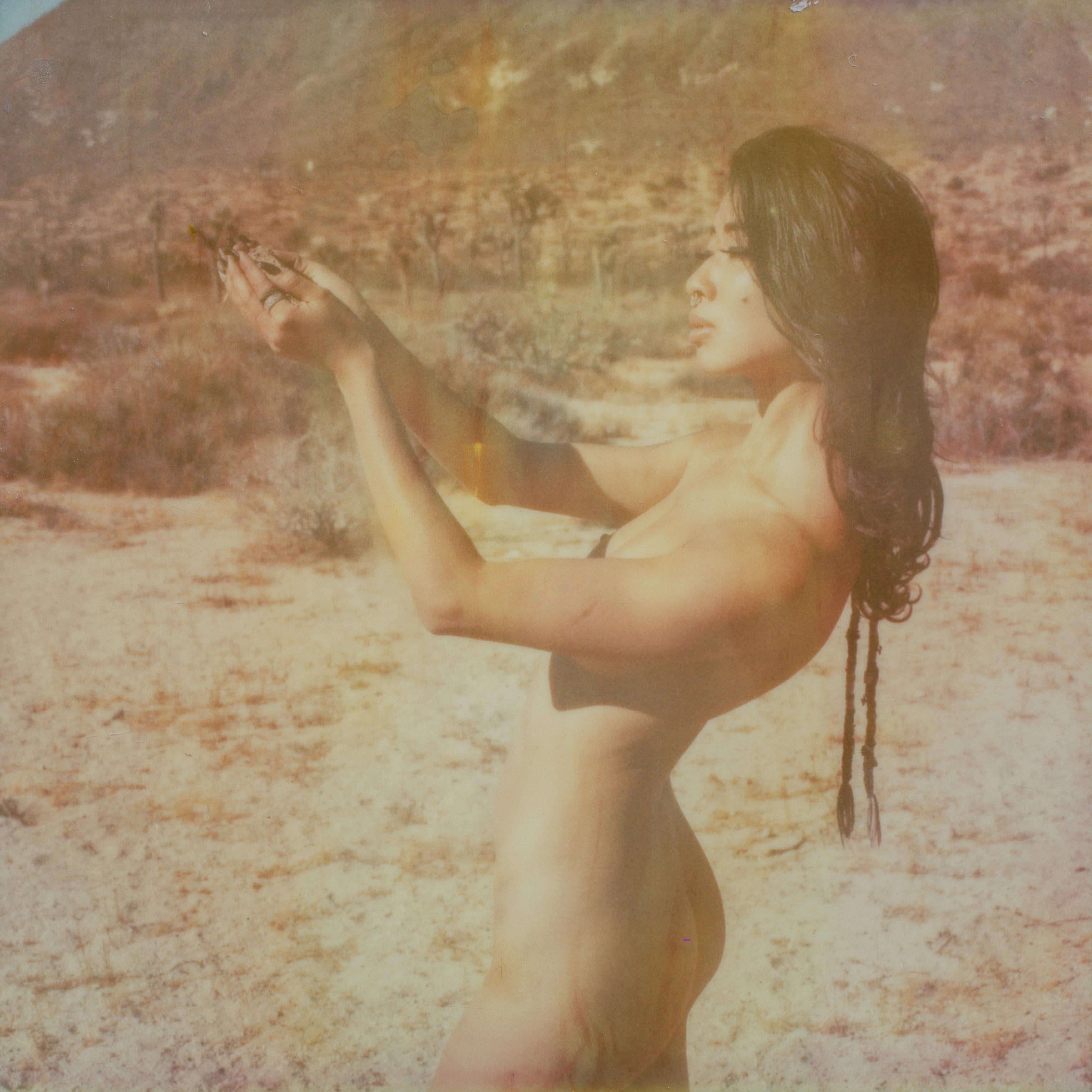 Kirsten Thys van den Audenaerde Nude Photograph - Under the Sun - Contemporary, Polaroid, Nude, 21st Century, Joshua Tree