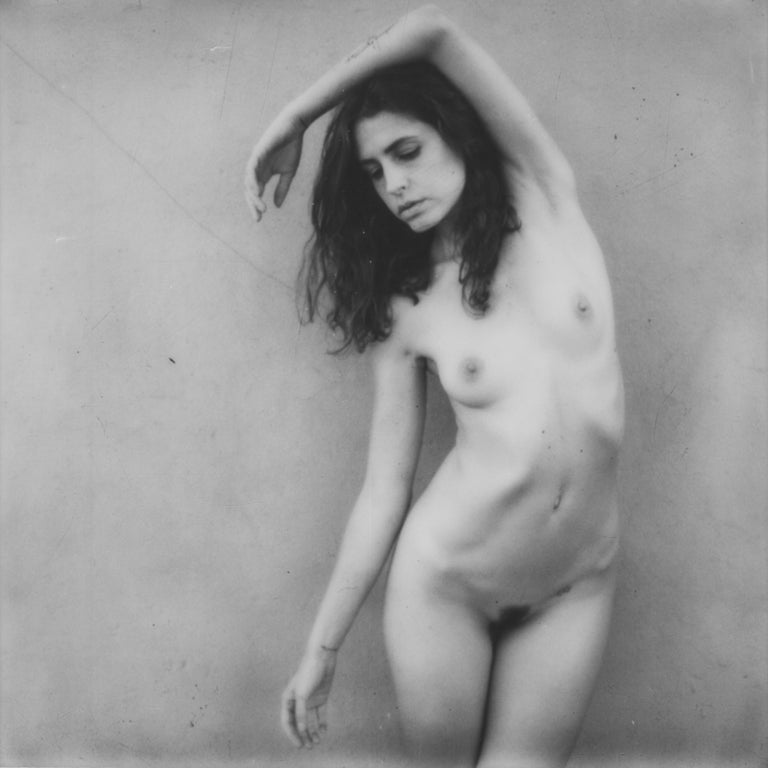 Kirsten Thys van den Audenaerde Black and White Photograph - Upfront - Contemporary, Women, Polaroid, 21st Century, Nude