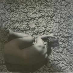 What once was (Bombay Beach) - Contemporary, Polaroid, Women