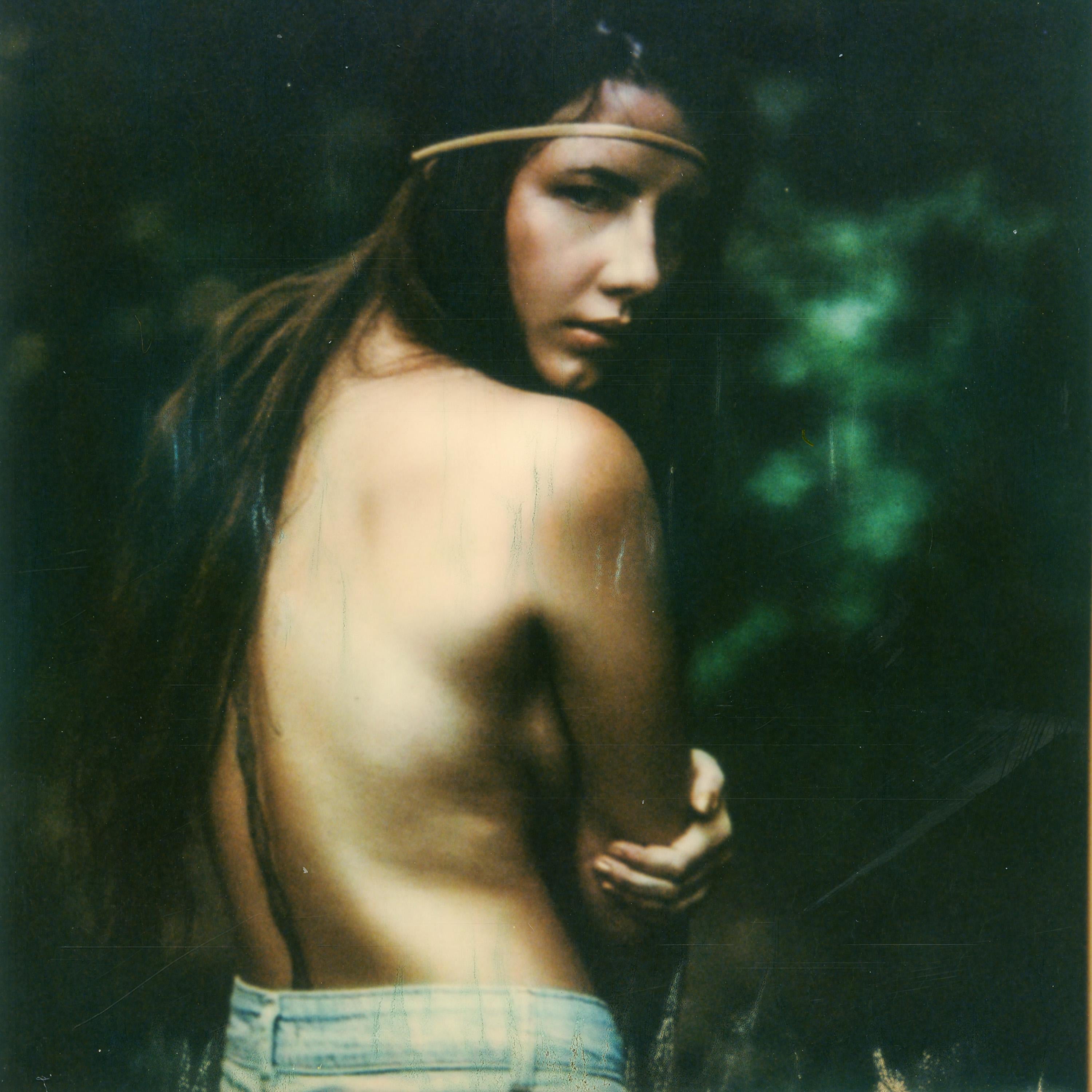 Kirsten Thys van den Audenaerde Color Photograph - Wild Thing - Contemporary, Portrait, Women, Polaroid