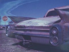 Winged I, 21st Century, Polaroid, Vintage Cars, Photography, Contemporary