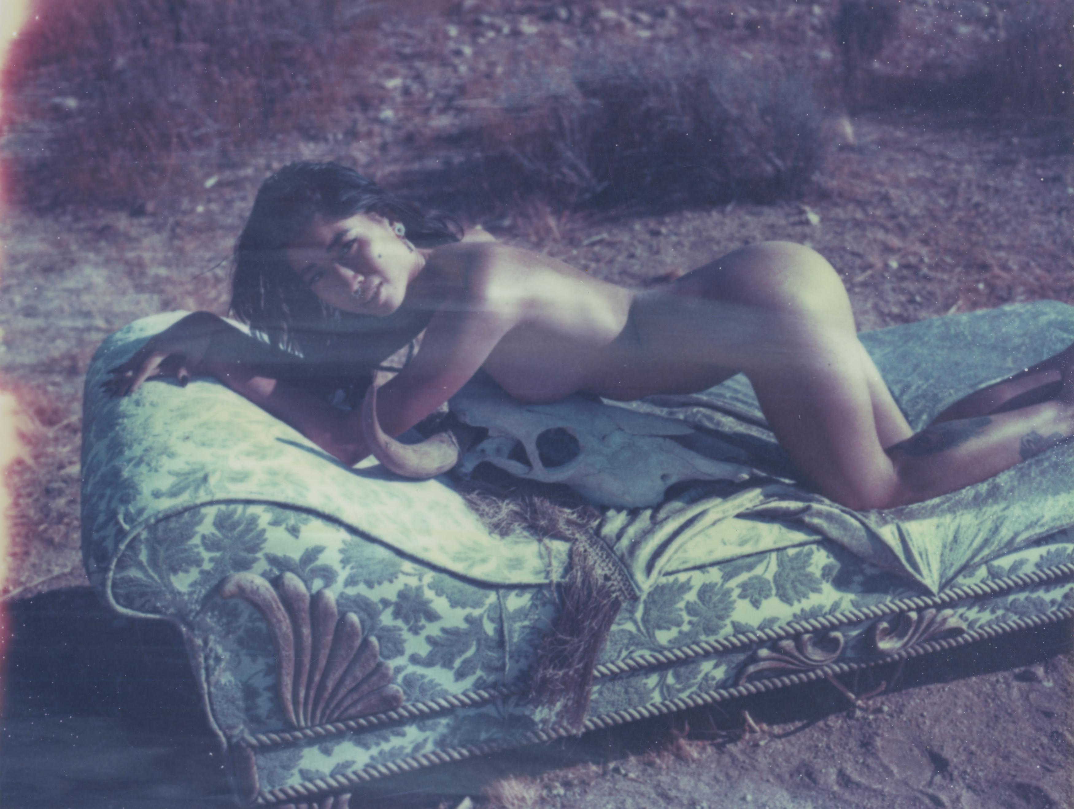Kirsten Thys van den Audenaerde Nude Photograph - Wrapped - Contemporary, Polaroid, Nude, 21st Century, Joshua Tree