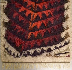 Kirsti Ilvessalo Rya Carpet, Finnish Designer, 1960s-1970s