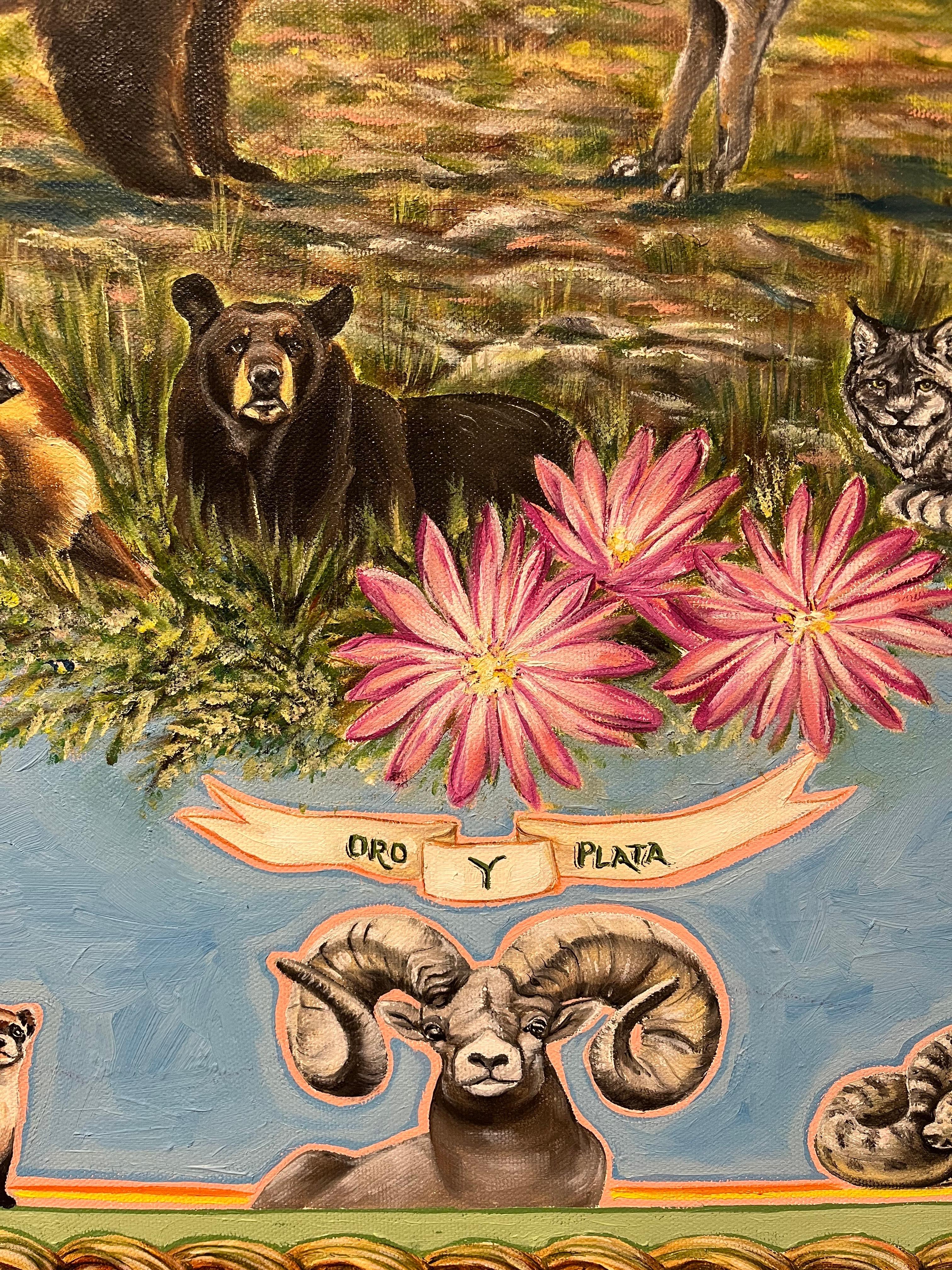 La flore et la faune du Montana - Painting de Kirstyn Wright