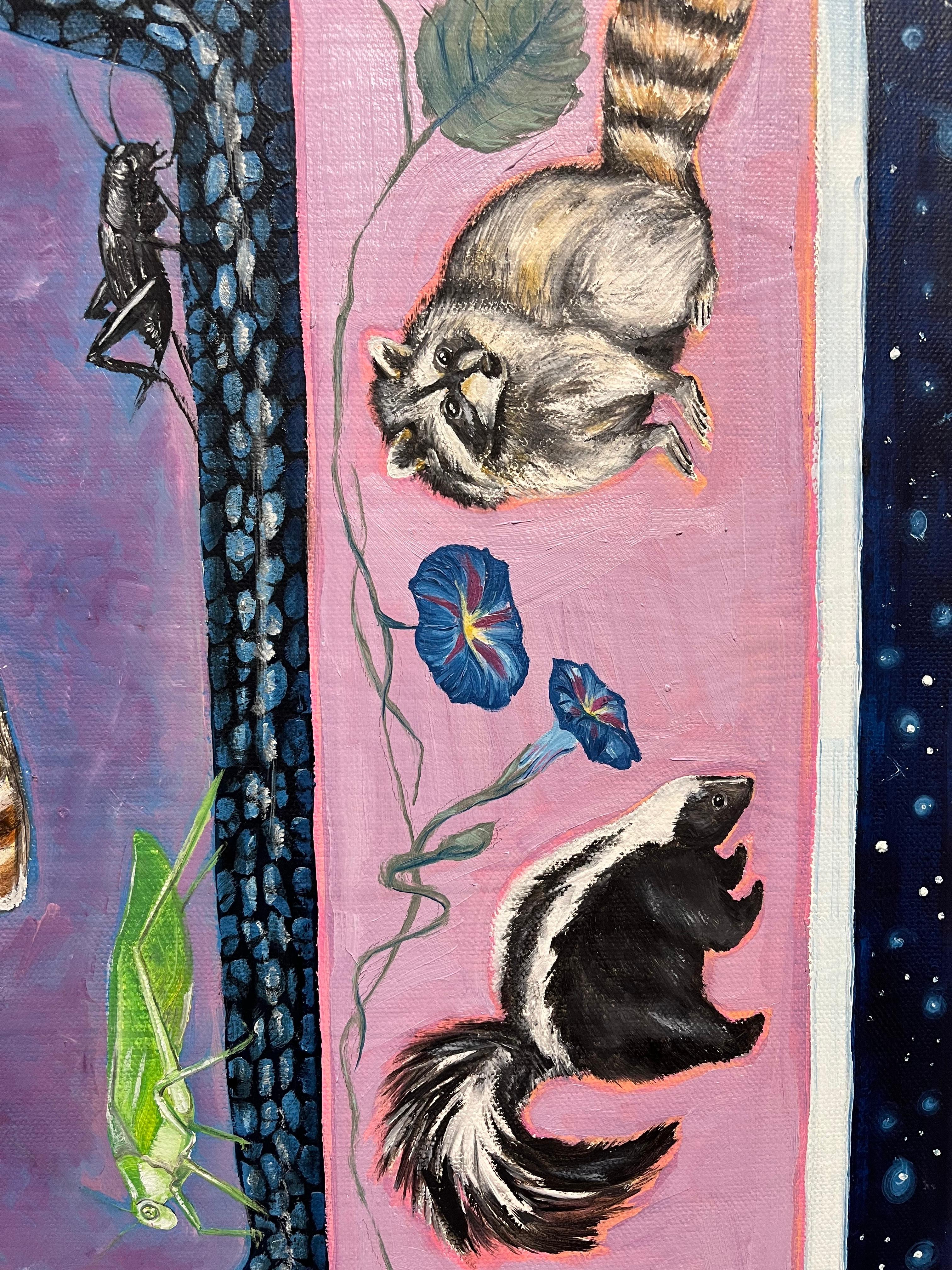 Noches de verano en Texas - Painting de Kirstyn Wright