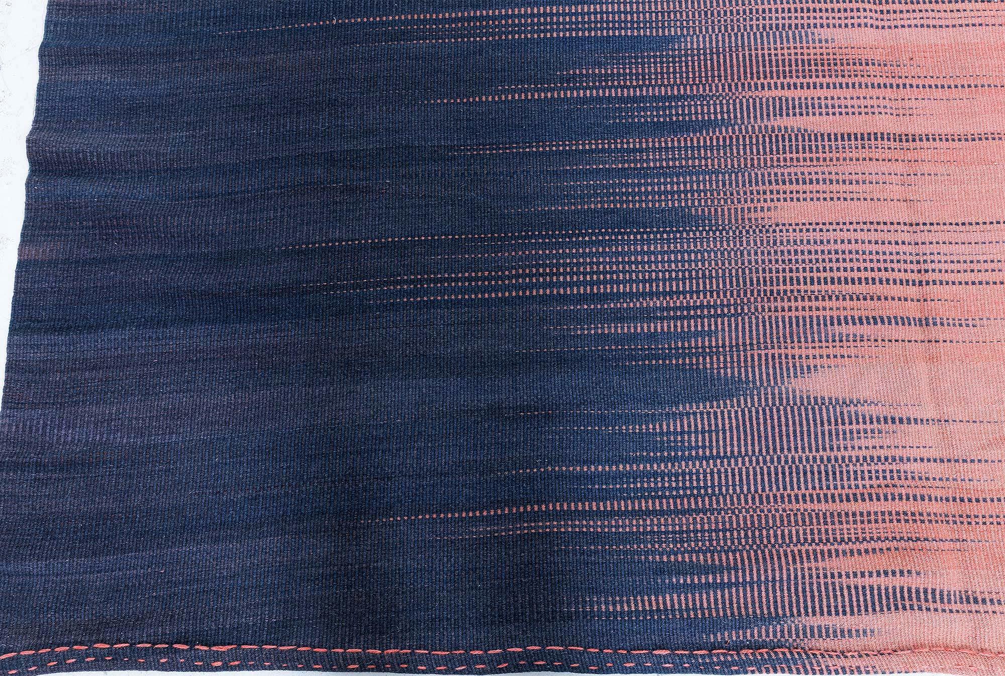 Kisara, black & dusty pink Turkish Modern Kilim rug by Doris Leslie Blau
Size: 11'9