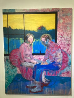 Reminiscent_210-3 [Acryl, Stuhl, Fenster, Paar]