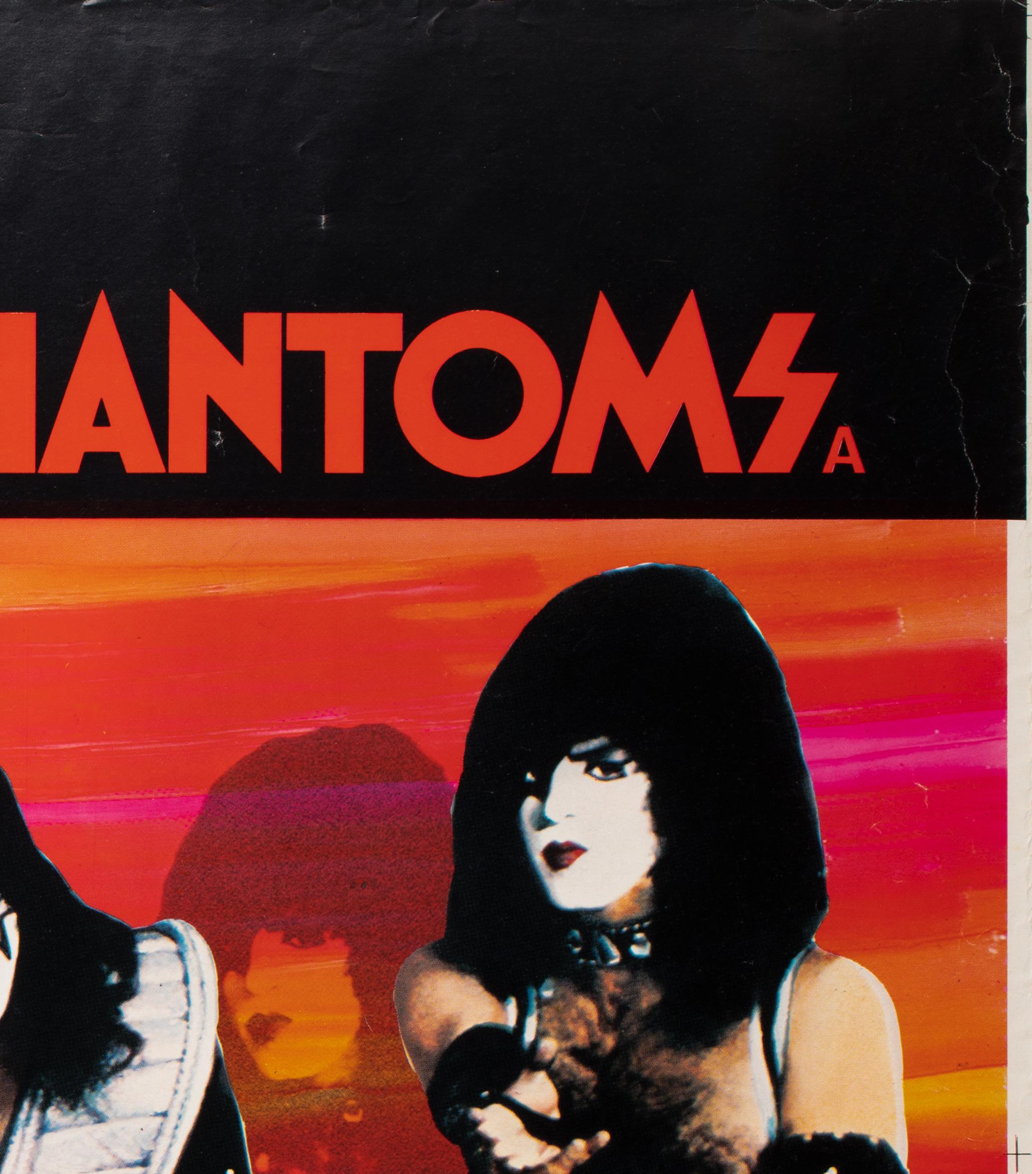 20th Century Kiss - Attack of the Phantoms 1979 UK Quad Film Poster For Sale