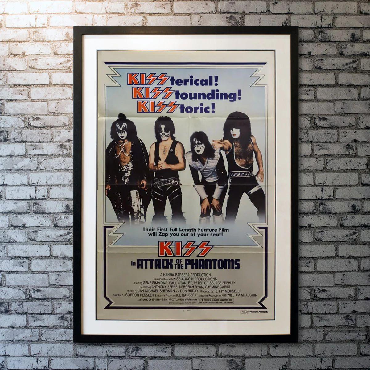 KISS in Attack OF THE Phantoms, Unframed Poster, 1978

KISS, a rock band made up of superheroes, battles an evil inventor who has plans for destruction at a California amusement park.

Year: 1978
Nationality: United States
Condition: