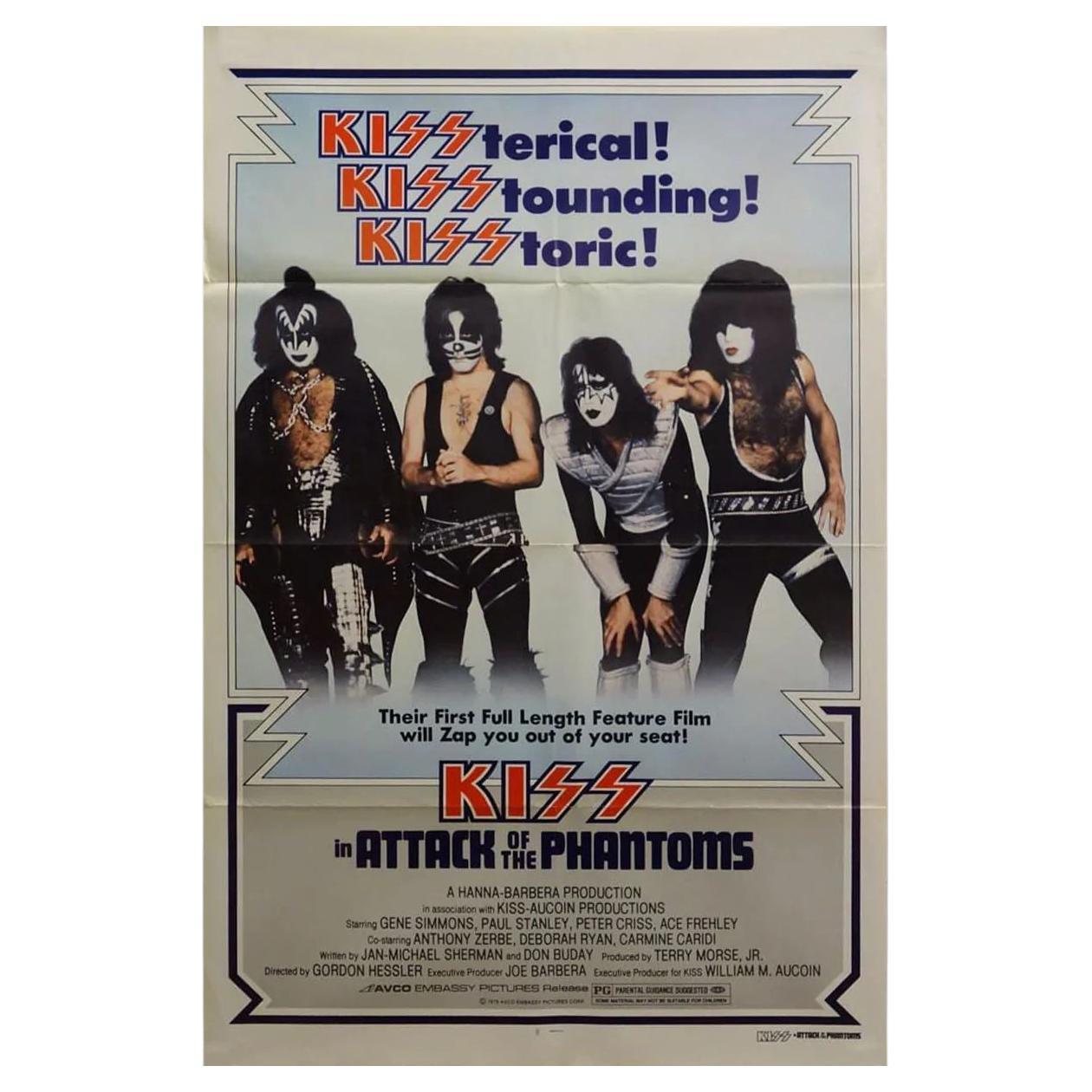 KISS in Attack OF THE Phantoms, Unframed Poster, 1978 For Sale