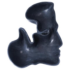 Ricevitore di marmo nero Kiss Man di Jean Pascal Levy-Trumet