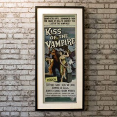 Kiss of The Vampire, Unframed Poster, 1963