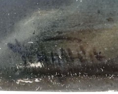 Kiss of the Wave After Gustav Wertheimer KPM Plaque