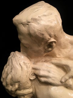 "Kiss" Sculptor by Bory Jenő, Budapest, 1908