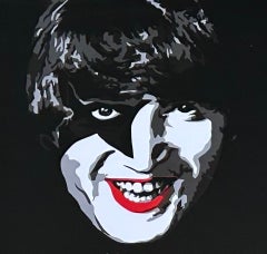 "Kiss The Beatles" Lithograph Print from the ICONS Exhibit by Mr. Brainwash