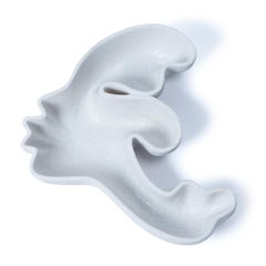 Kiss Woman White Marble Recipient by Jean Pascal Levy-Trumet