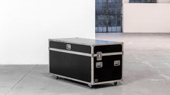 Kit Case Pro Art Roadie red Travel Bathtub Concert Crate Wheels On Tour