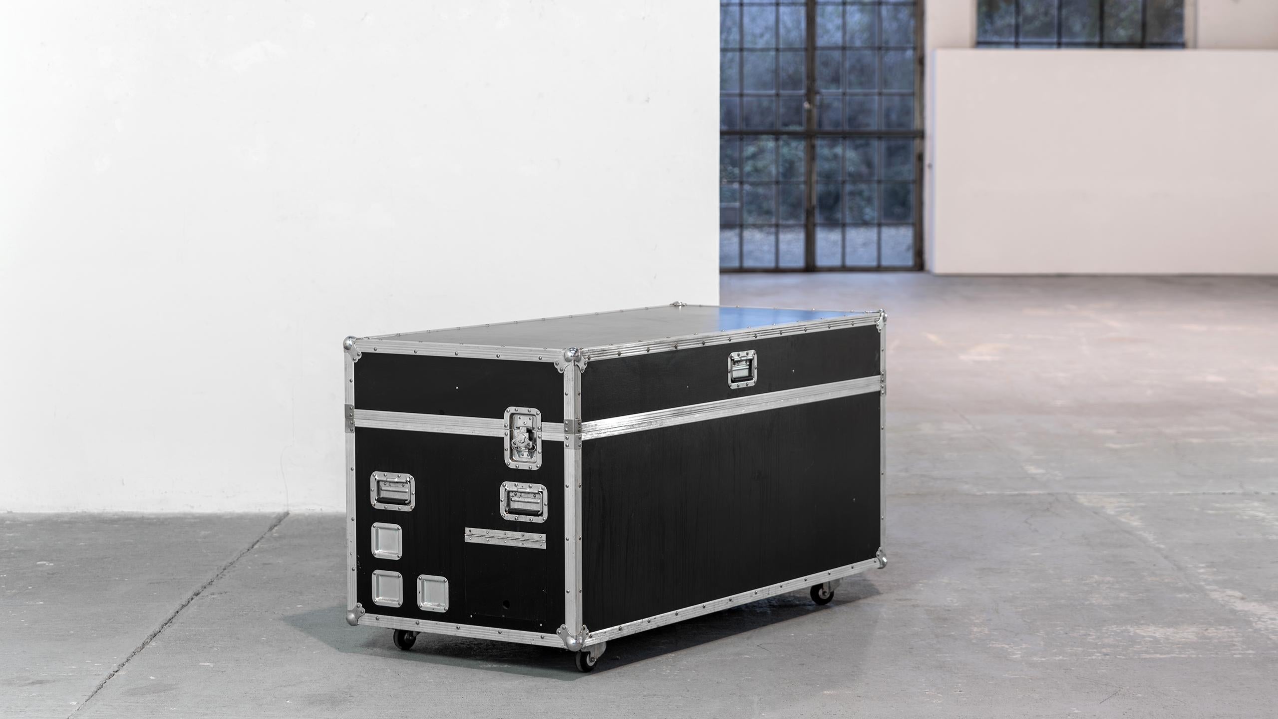 Kit Maletín Pro Art Roadie rojo Bañera Viaje Concierto Caja Ruedas De Gira en Bueno estado para la venta en Munster, NRW