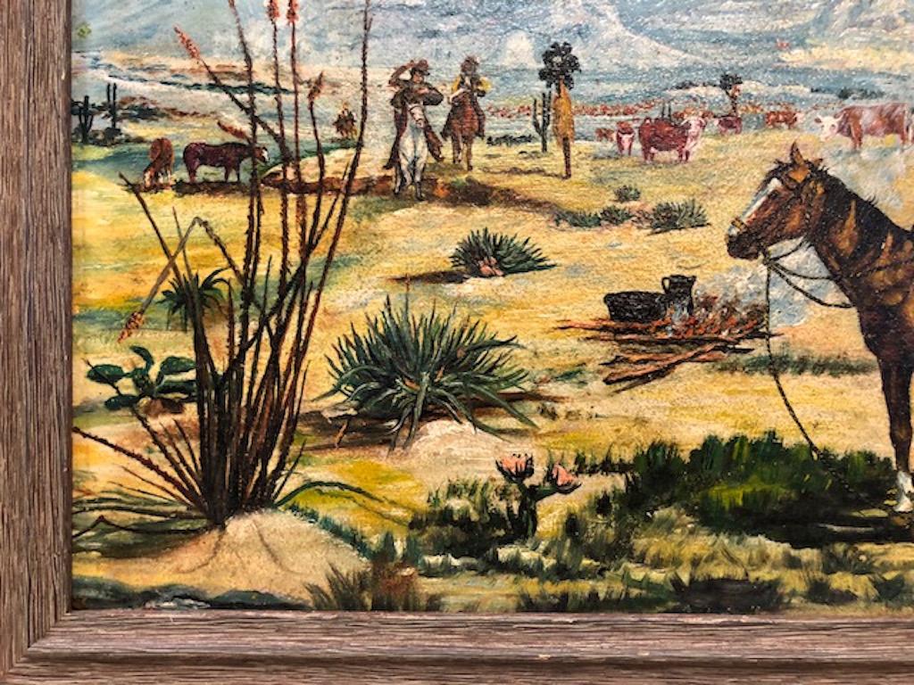 Daily Life. West Texas.  - Other Art Style Painting by Kit Medlin