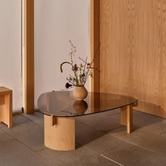 KITA LIVING Flow Coffee Table Large - Bronze Glass