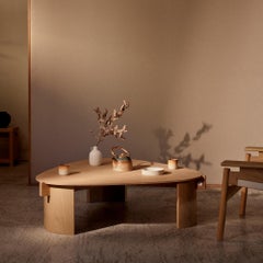 KITA LIVING Flow Couchtisch Groß - Eichenholzholz